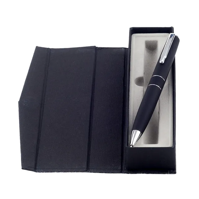 Boligrafo Cuerpo Metalico Engomado Grabado Personalizado