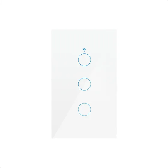 Interruptor Inteligente Triple Wifi Blanco Cable Neutro Voltaje nominal 240V
