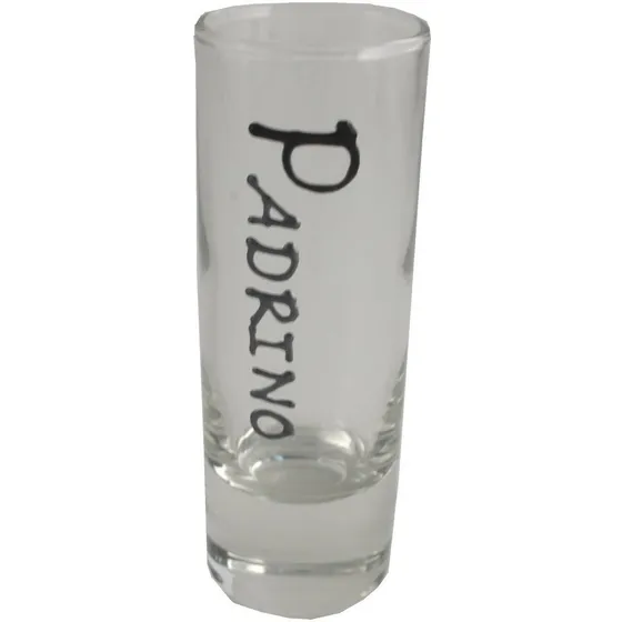 Padrino Vaso Chupito Blk Silv