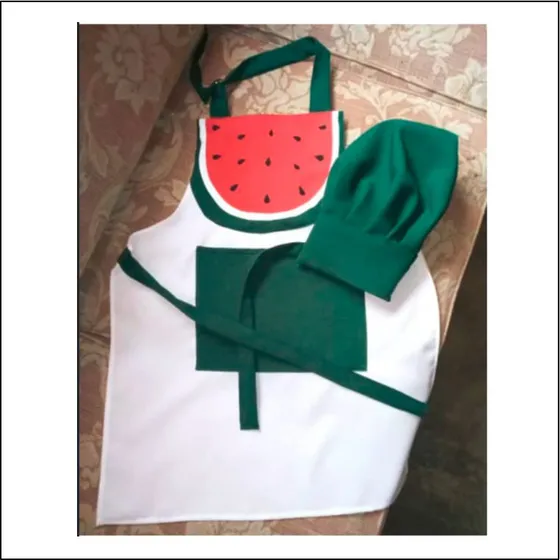 Delantal Y Gorro Temático Para Niños