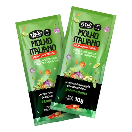Molho Italiano Para Salada - Caixa Com 168 Saches