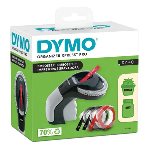 Impressora manual industrial de metal Dymo Rhino M1011, preto