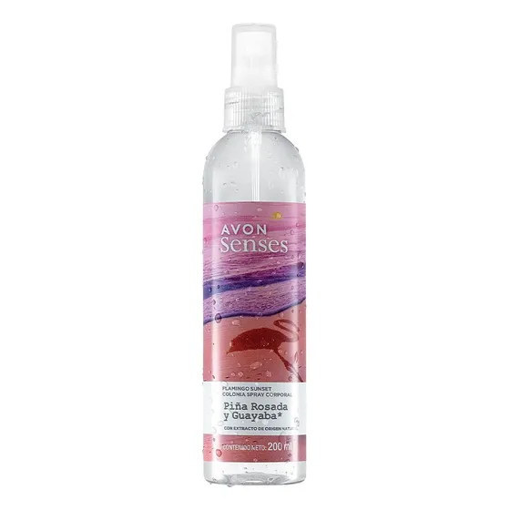 Avon Senses Spray Corporal Piña Rosada Y Guayaba - 200 Ml