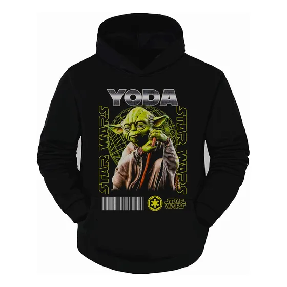 Polerón Yoda Star Wars, 2.0 Con Capucha, Elige Tu Opción