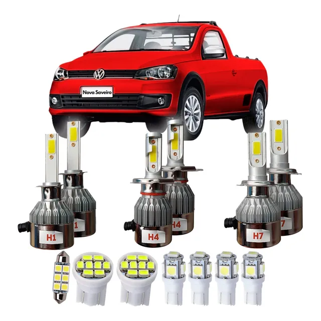 Kit Completo Leds Saveiro Cross G5 2009 A 2020