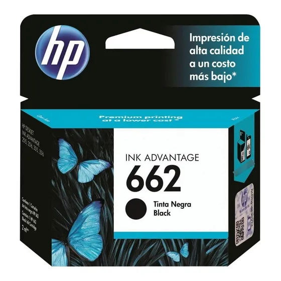 Cartucho Hp 662 Negro