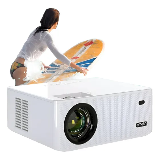 Proyector 4k 1080p Con Red Celular, Wifi Y Bluetooth 400ansi