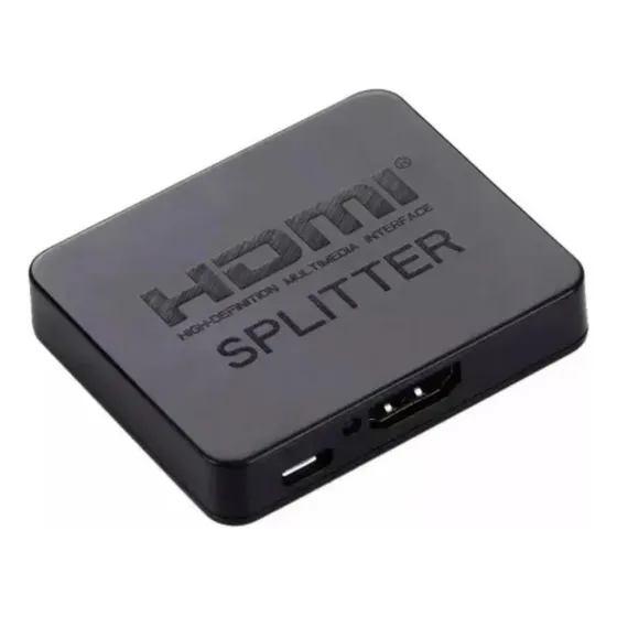 Splitter Hdmi 1x2 Netmak Nm-hd6 Con Cable Usb A Mini Usb