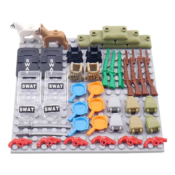 Acessório De Bloco Militar Compatível Com A Figura Lego Sold