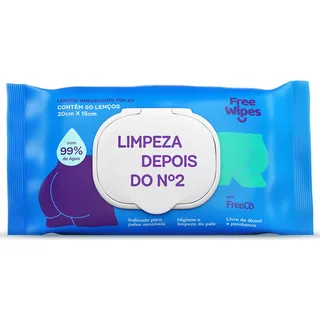 Lenço Umedecido Toilet Free Wipes ApĂłs O NÂș2 - 50 Lenços Lenço Umedecido Toilet Free Wipes ApĂłs O NÂș2 - 50 Lenços