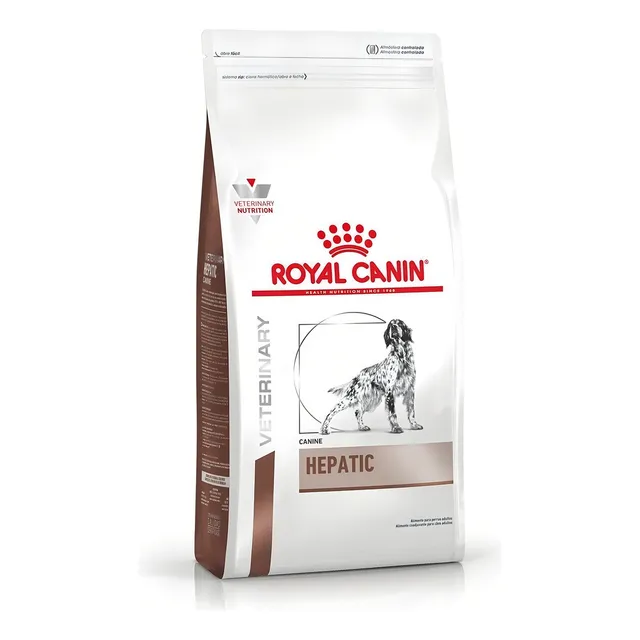 Alimento Royal Canin Health Nutrition Hepatic para perro adulto todos los tamaños sabor mix de 1.5 kg