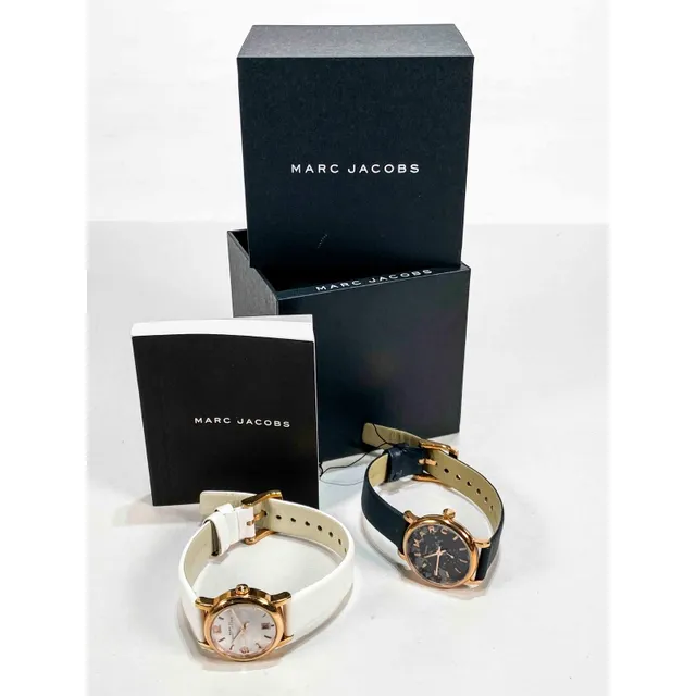 Reloj Marc Jacobs Mujer Blanco Dorado Blanco