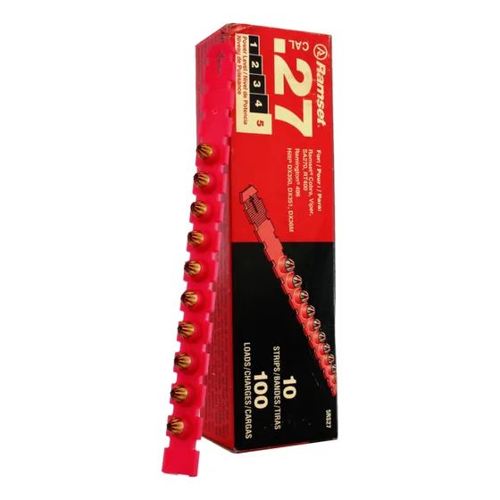 Fulminante Canana Ramset Calibre 27 Nivel 5 Rojo X 100 Und