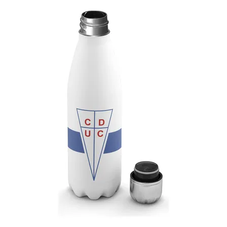 Botella De Agua Termica Universidad Catolica Color Blanco