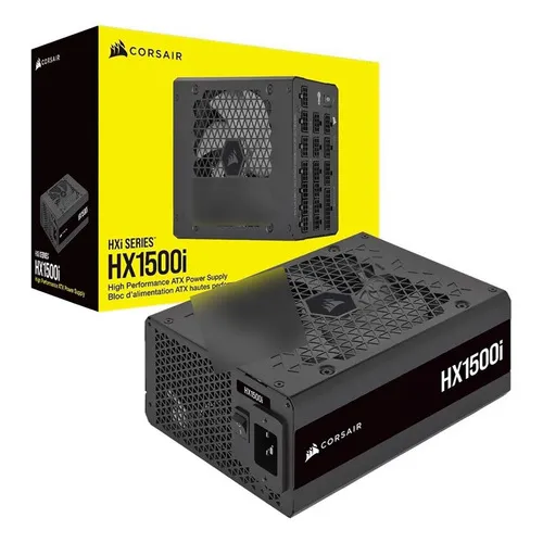 Fonte Real Corsair Hxiseries Hx1500i 80plus Platinum Modular Cor Preto 127/220V