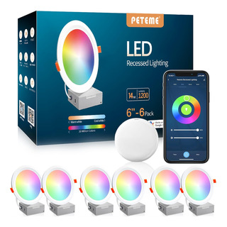 Iluminación Empotrada Led Inteligente De 6 Pulgadas,... Iluminación Empotrada Led Inteligente De 6 Pulgadas,...