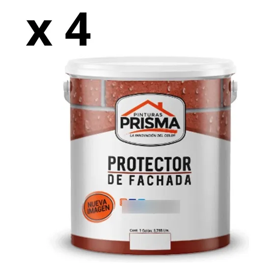 Pack De 4 Galones De Protector De Fachadas Prisma