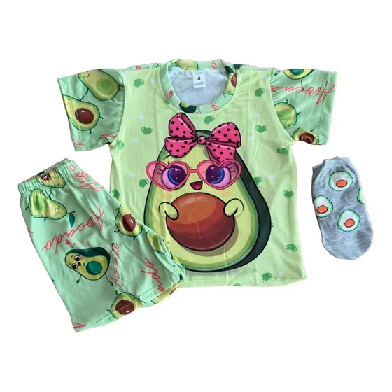 Pijama Infantil Niño Niña Animado Personajes Dibujo Medias