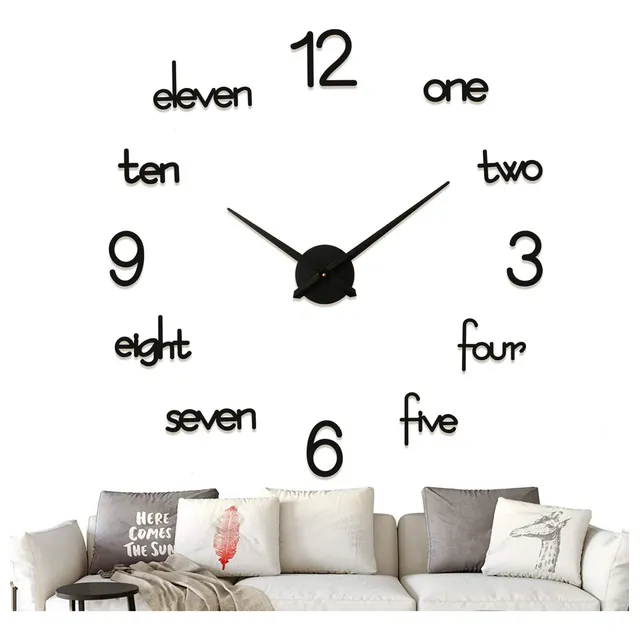 Vreaone Reloj Pared Para Decoracion Sala Estar Marco Facil