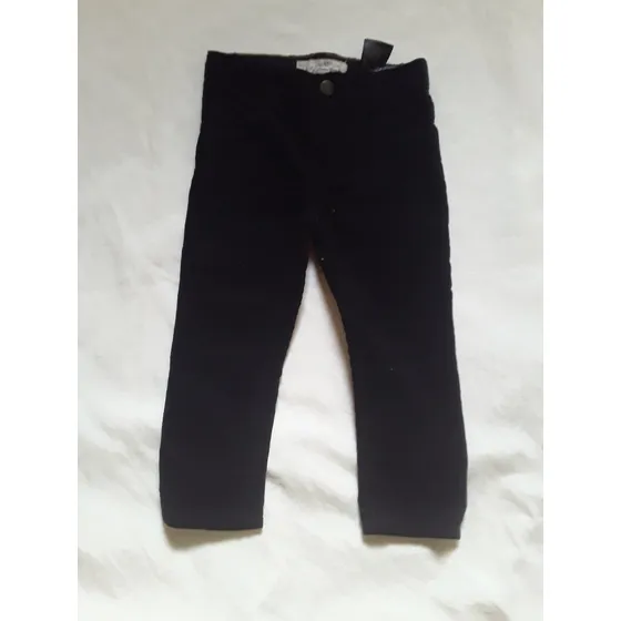 Pantalon Negro De Pana