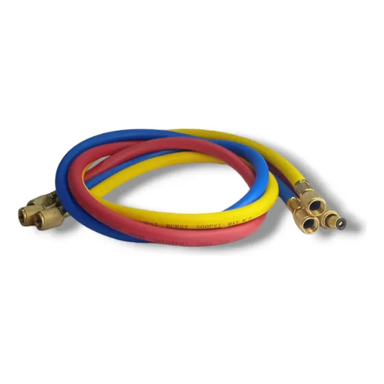 Manguera Para Manometros De Refrigeracion Jgo.tres 0,91 Cm