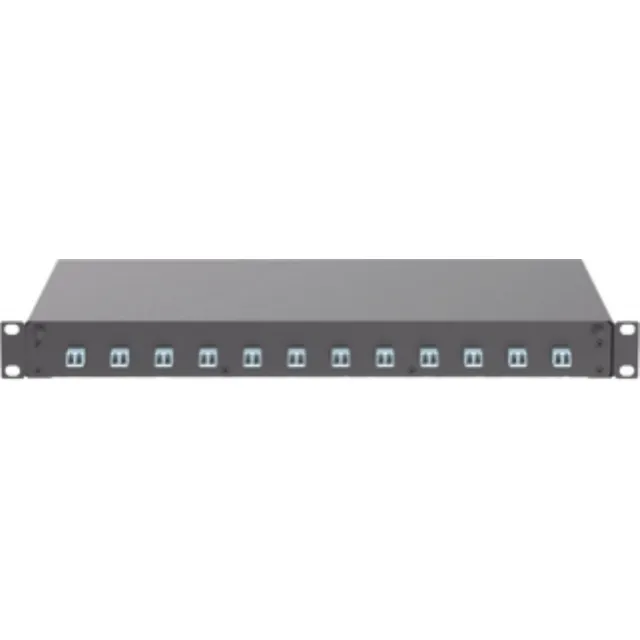 Distribuidor De Fibra Óptica, Con 12 Conectores Lc Duplex