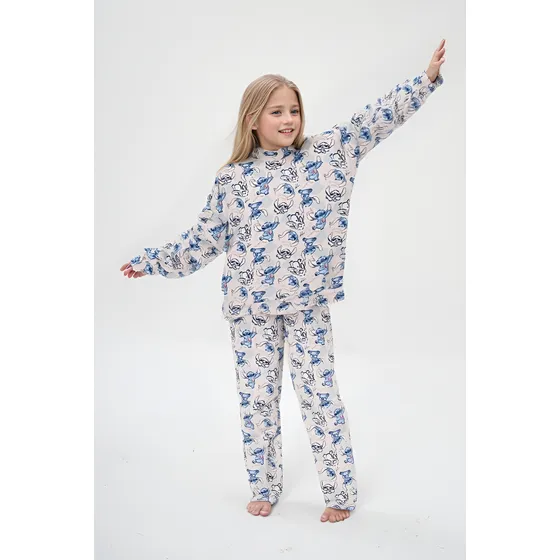 Pijama Stitch Polar Soft Ultra Original Disney 6 A 16 Años