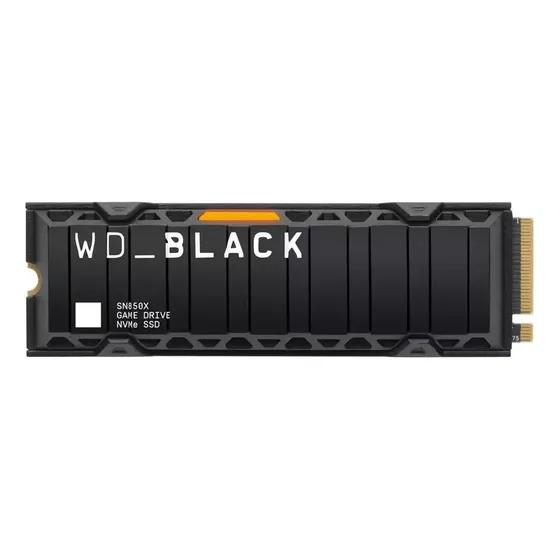 Disco Solido Ssd Wd Sn850x Nvme 2tb M.2 2280 Ps5 Disipador Color Negro