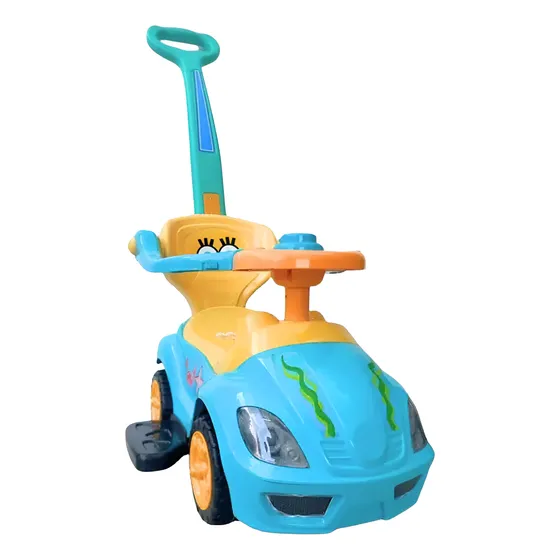 Carrinho Com Empurrador Removível E Porta-objetos Bob Mar