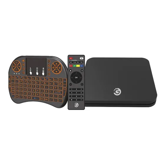 Combo Goldtech Tv Box Gbox Lite 4k Uhd Teclado Inalámbrico ®