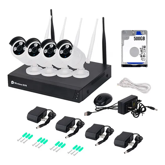 Nvr Inalámbrico 4ch Hdmi + 4 Cámaras 3mp