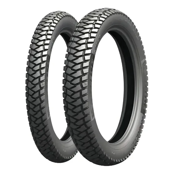 Pneu Moto 90/90-21 + 130/80-17 Anakee Street Michelin