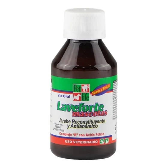 Laveforte Mascotas 120ml Vitaminas Para Perros Y Gatos