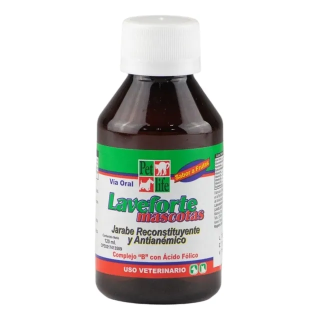 Laveforte Mascotas 120ml Vitaminas Para Perros Y Gatos
