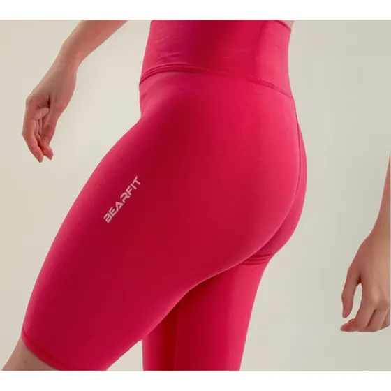 Calza Biker Bearfit Rosa Crossfit Wombo