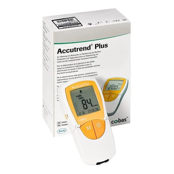 Accutrend Plus Medidor Glucosa, Colesterol Y Triglicéridos