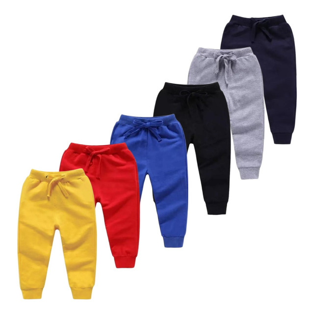 Kit 4 Calças Moletom Infantil Elastico Confortavel Algodão Kit 4 Calças Moletom Infantil Elastico Confortavel Algodão