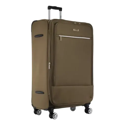 Valija Elf Grande Reforzada 28'' Tela 4 Ruedas
