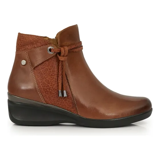 Bota Mujer Confort Cuero Cavatini Botineta Zapato Briganti