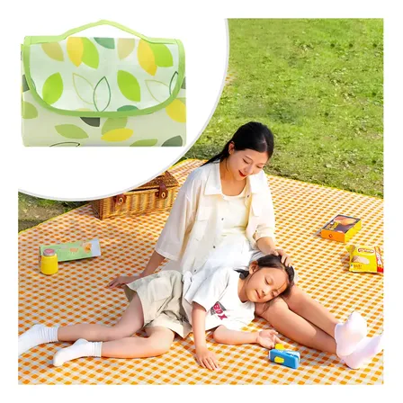 Esteira Grande Piquinique Praia Tapete Impermeável 2x2m