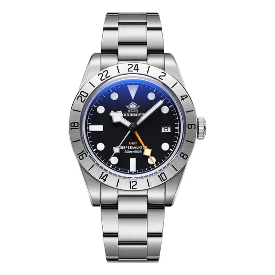 Addiesdive Gmt Relojes Para Hombre Movimiento De Cuarzo Suiz