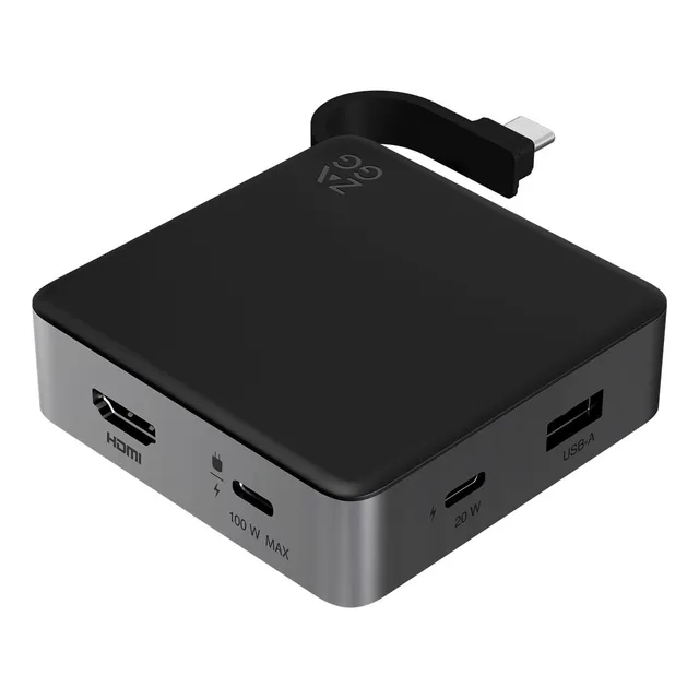 Zagg Hub 4 Puertos Usb-c, Hdmi, Carga Rápida 4k