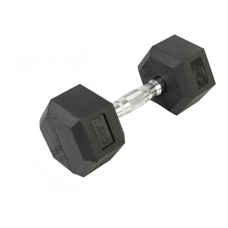 Mancuerna Fija Pesa Engomada Hexagonal 7.5 Kg Jbh Mancuerna Fija Pesa Engomada Hexagonal 7.5 Kg Jbh