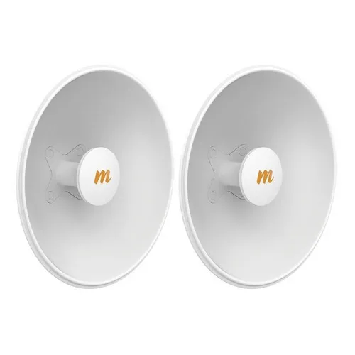 Pack 2 Antenas Mimosa 4.9-6.4 Ghz 42.9cm 25dbi Para C5x B5x