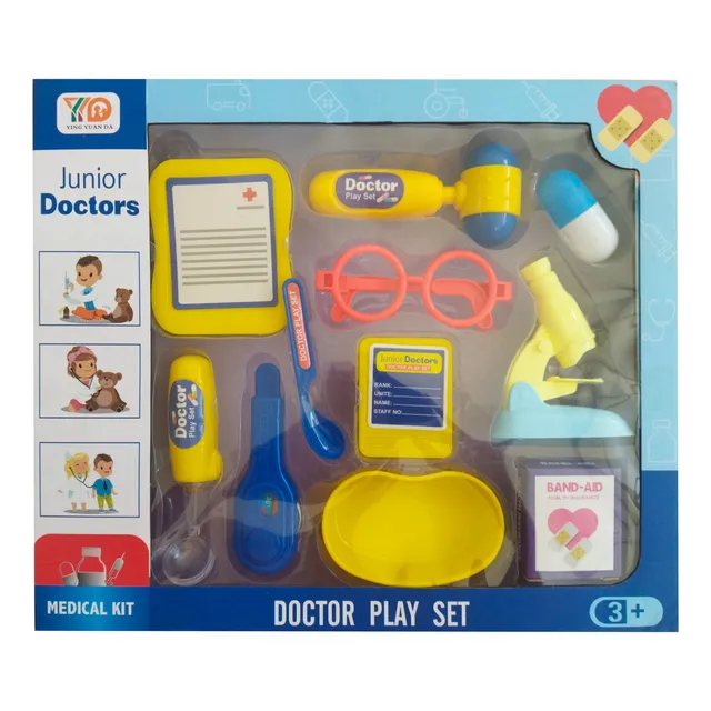 Set De Juguete De Doctor Juego De Medicina Ciencia Niños