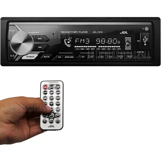 Radio Para Carro Fm Puerto Usb Auxiliar 3.5mm Potencia 50wx4