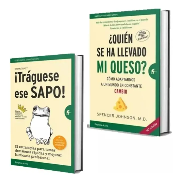 Combo X2: Tráguese Ese Sapo + Quien Se Ha Llevado Mi Queso.