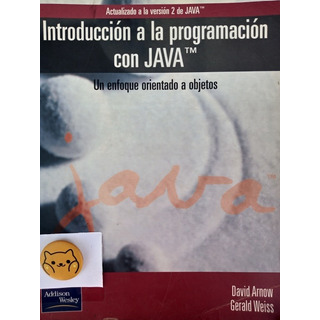 Libro Intro A La Programacion Con Java Arnow & Weiss 115t3 Libro Intro A La Programacion Con Java Arnow & Weiss 115t3