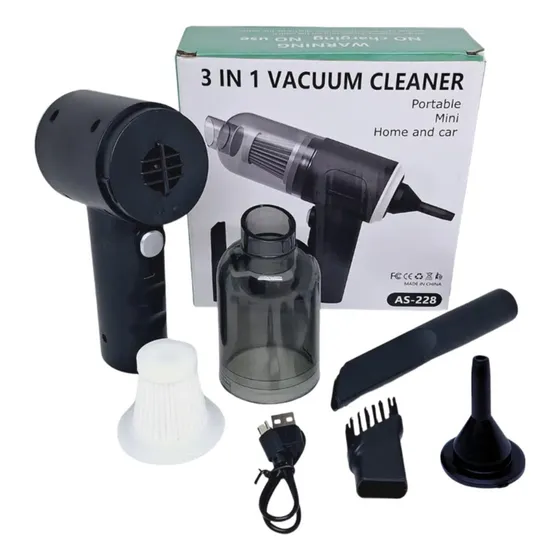 Mini Aspiradora Recargable Inalámbrica Recargable 3 En 1