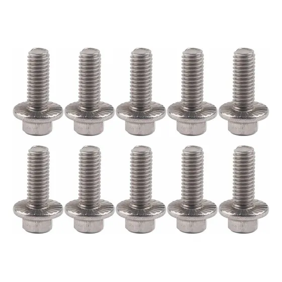 Gls Parafusos De Flange Com Cabeça De Arruela Sextavada 10